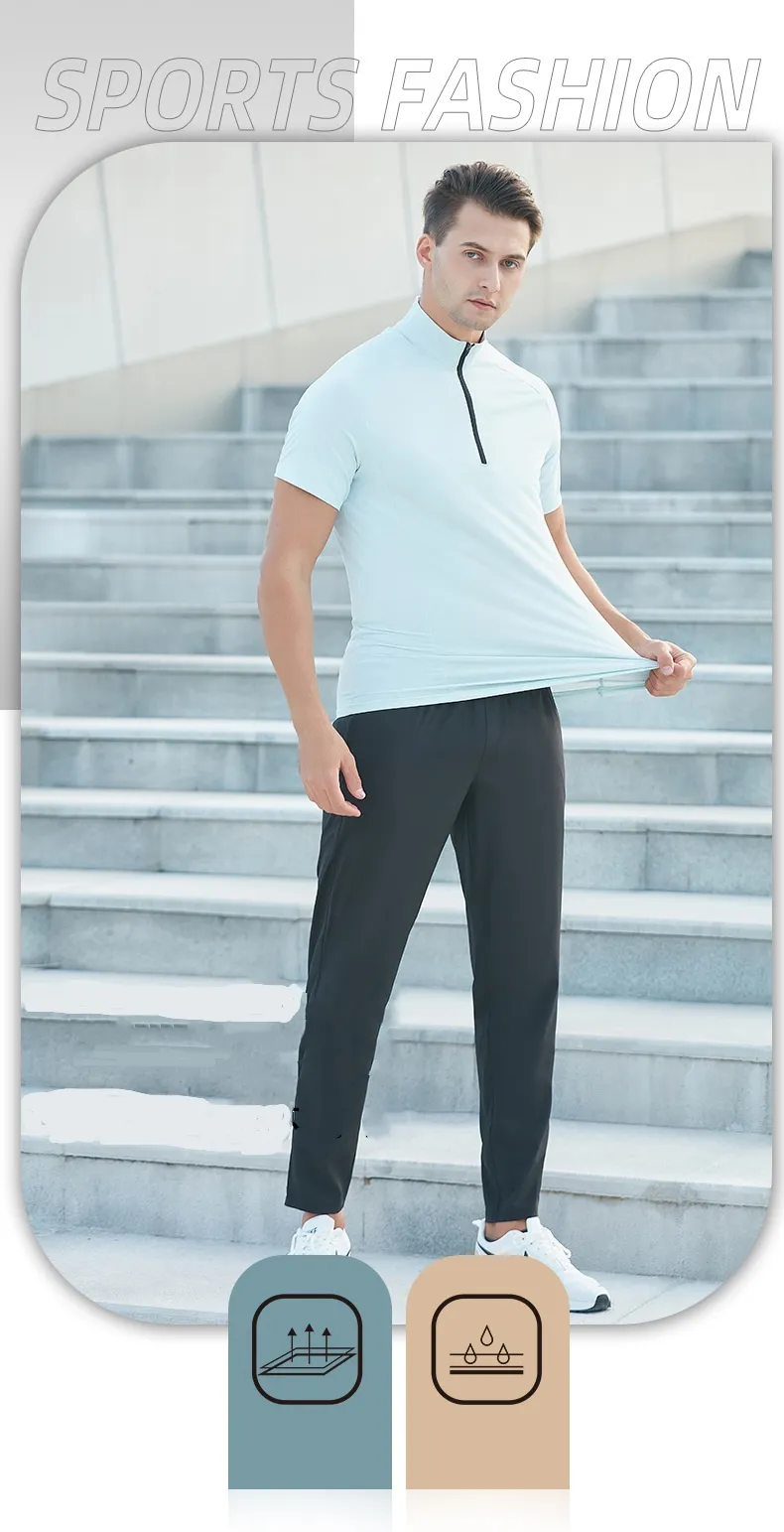 Men's diamond-weave golf polo shirt from Kingben Sports