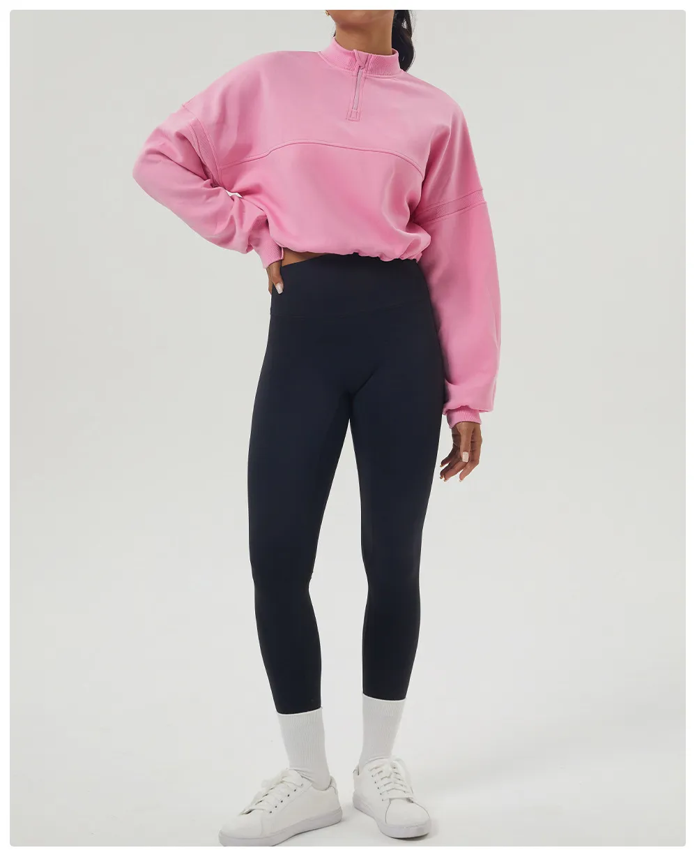 Half-zip training hoodie