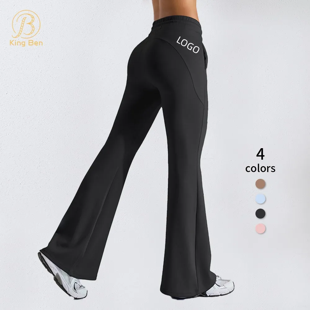 Women's flared sport joggers