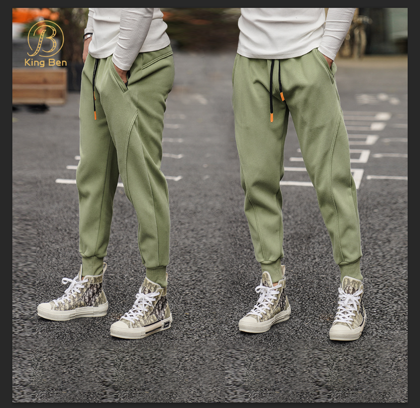 Men's side-zip pocket joggers
