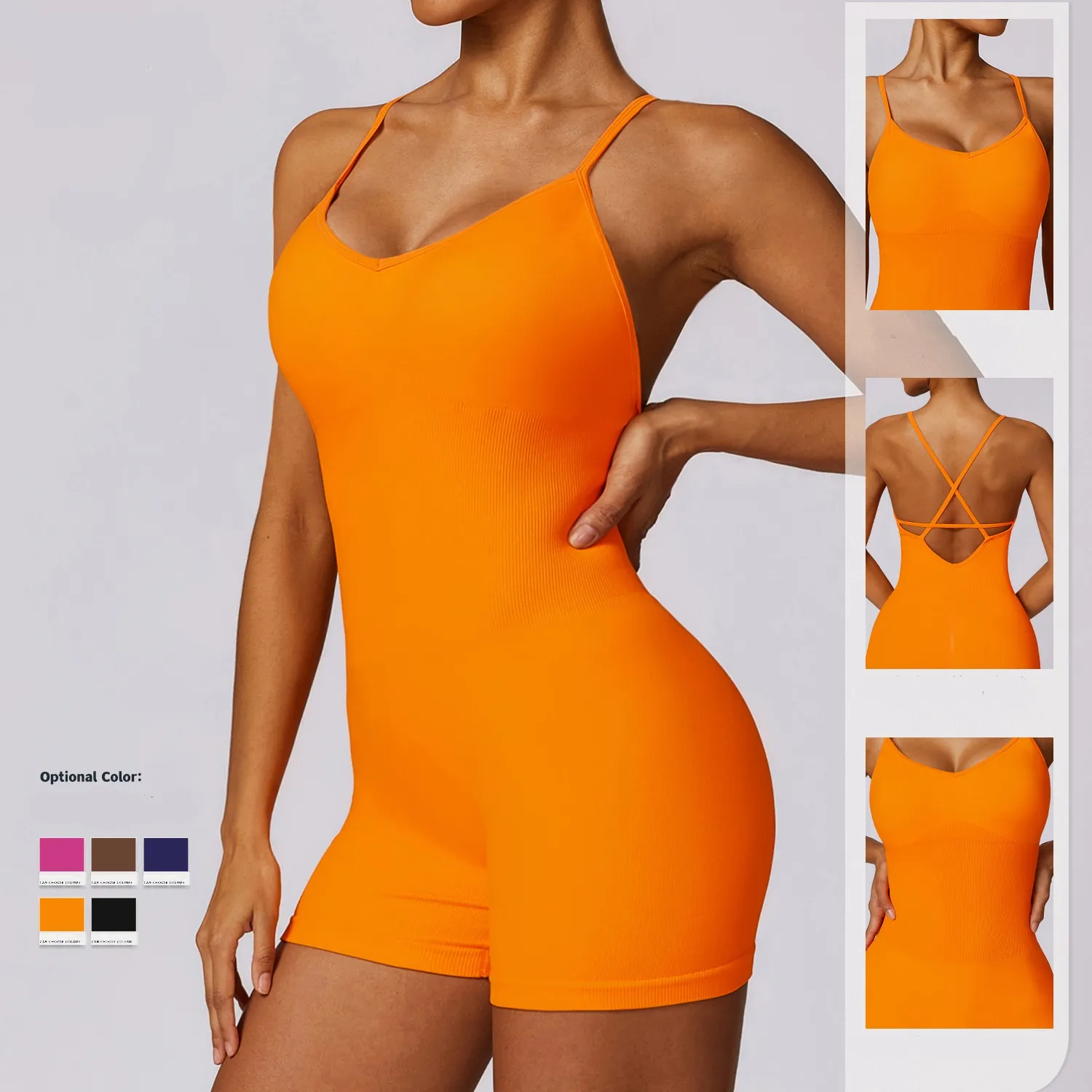 Seamless yoga bodysuit from Kingben Sports