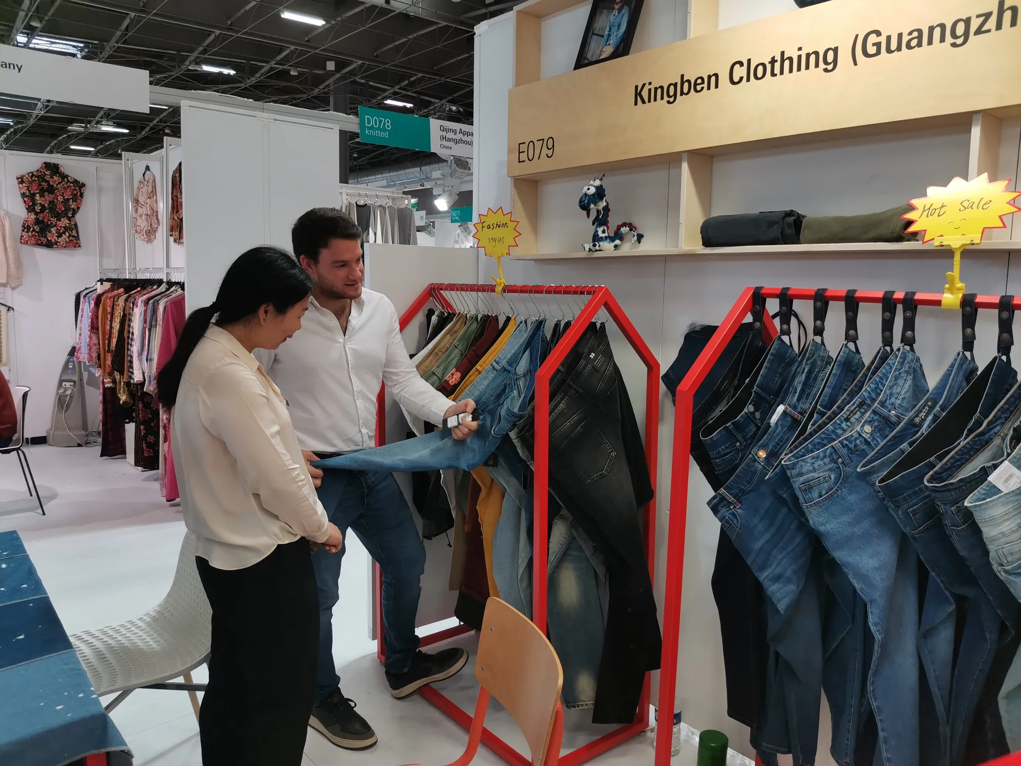 Custom packaged activewear presented at Kingben Sports