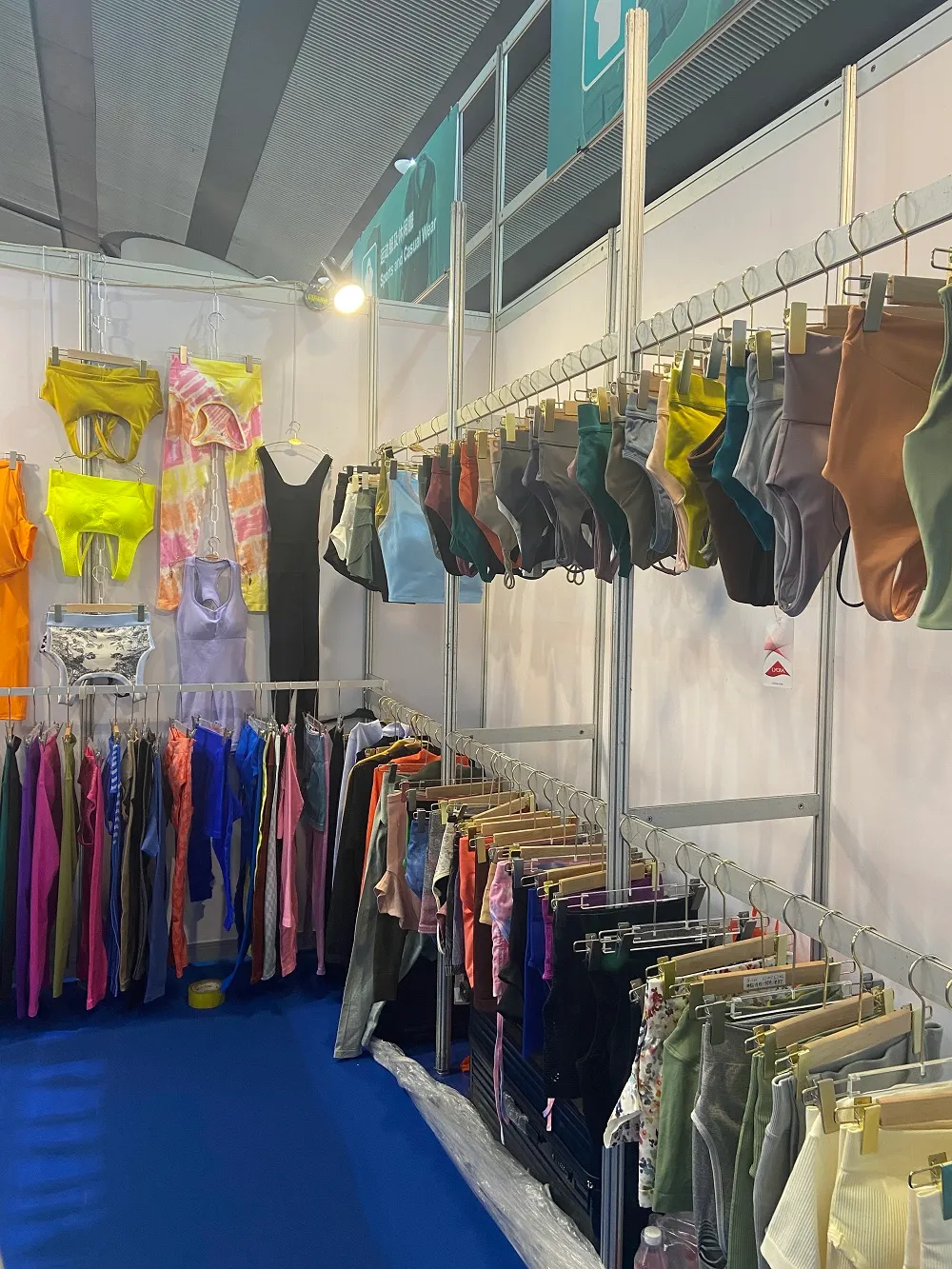 Performance fabrics curated for Kingben Sports activewear manufacturing