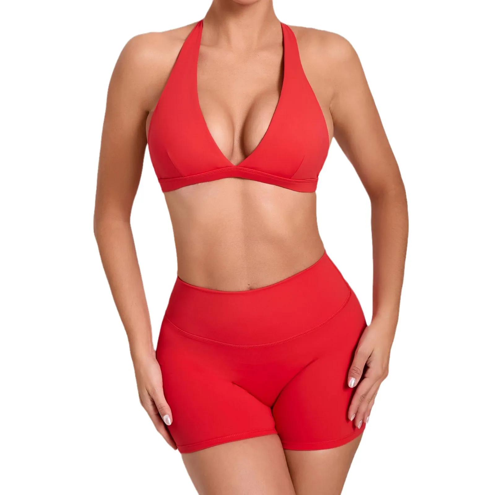 Two-piece matching activewear set