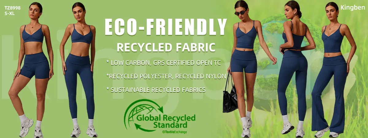 Recycled performance fabrics available from Kingben Sports