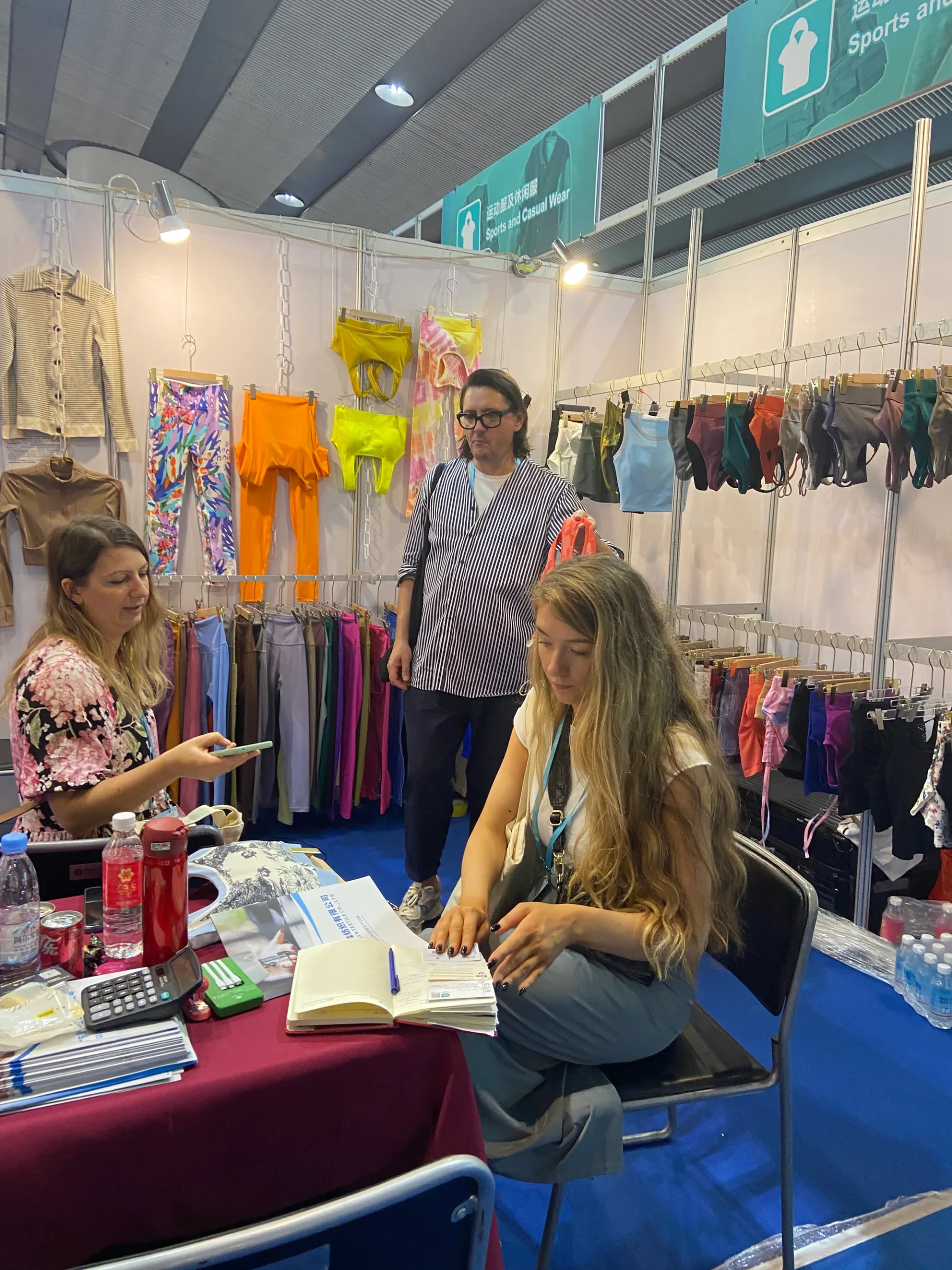 Fabric and trim sourcing at the Canton Fair for Kingben Sports