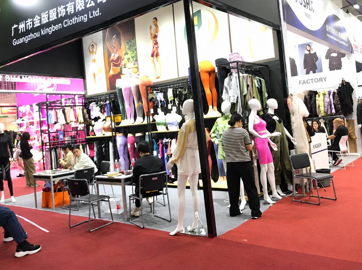 Kingben Sports team at trade show
