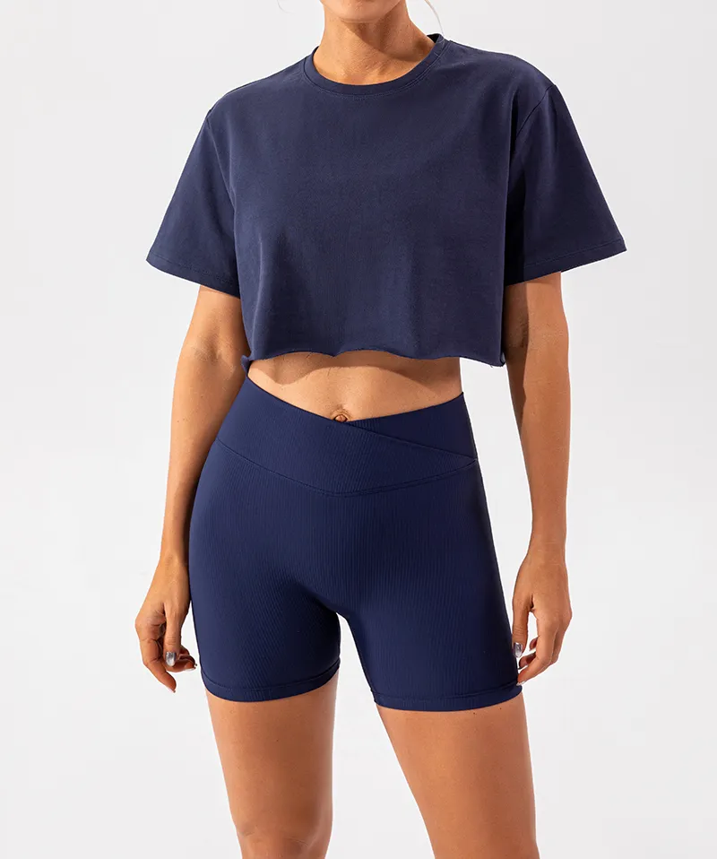 Seamless V-waist shorts