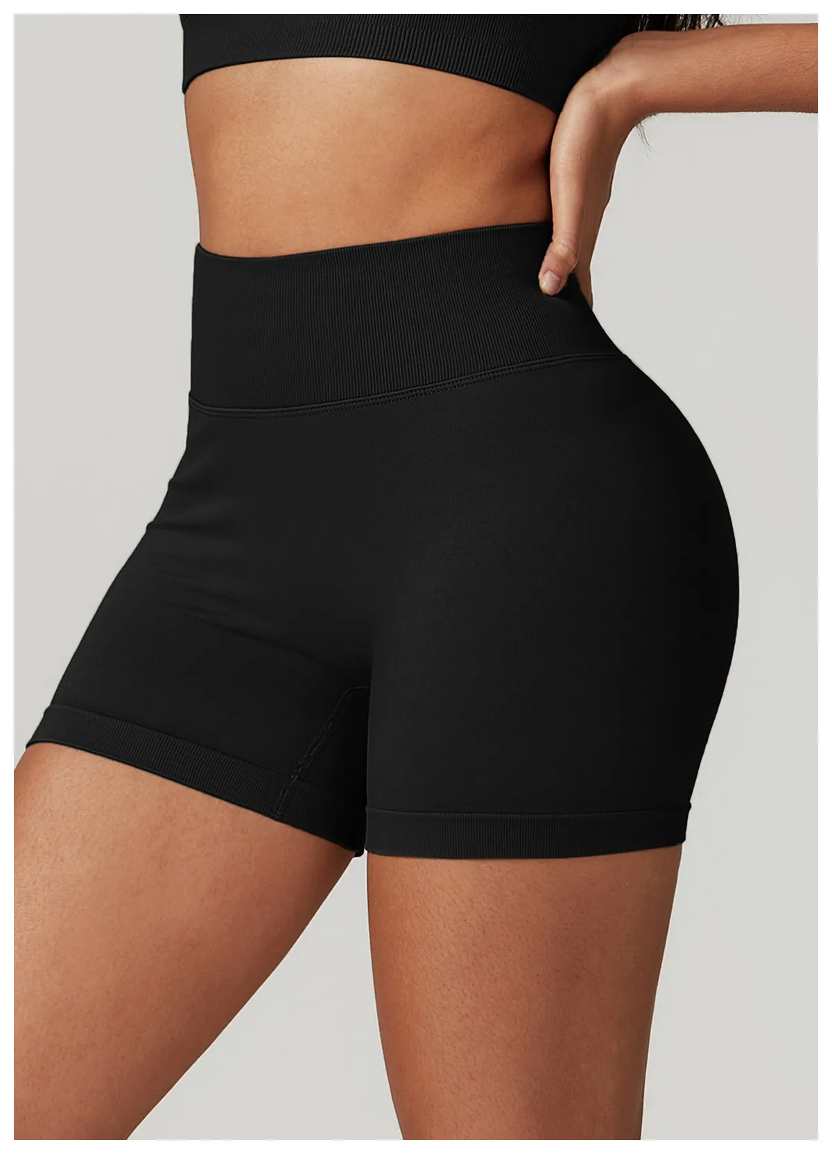 Seamless tummy-control shorts
