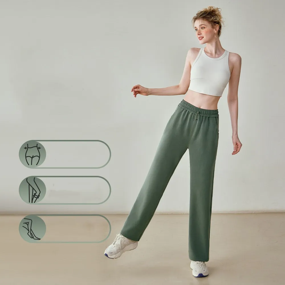 Relaxed straight-leg sweatpants