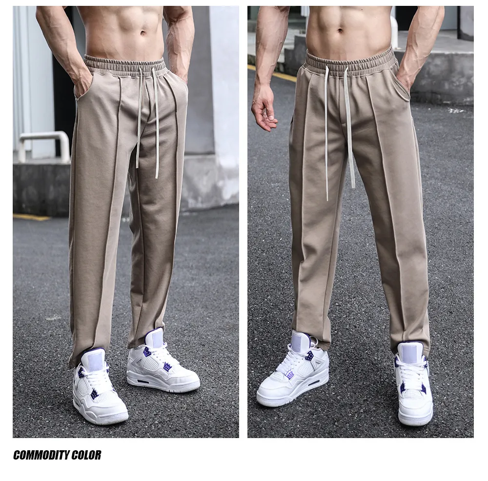 Men's striped joggers