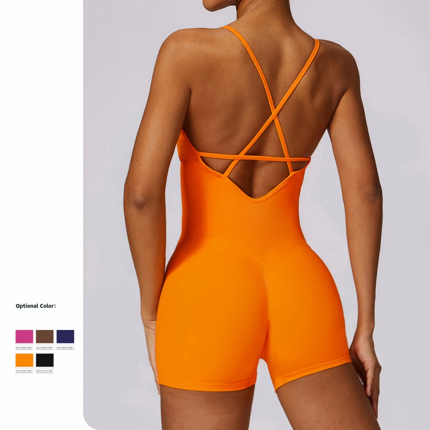 Seamless tummy-control one-piece