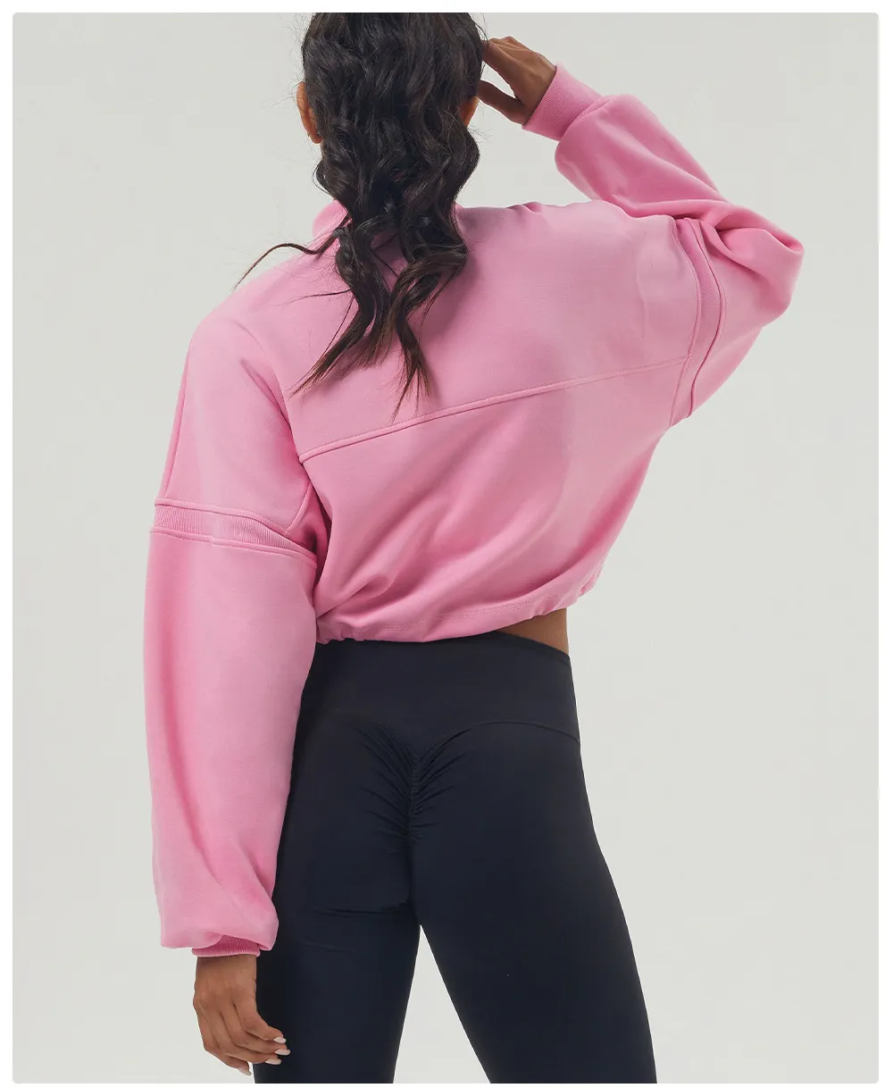 Half-zip sweatshirt