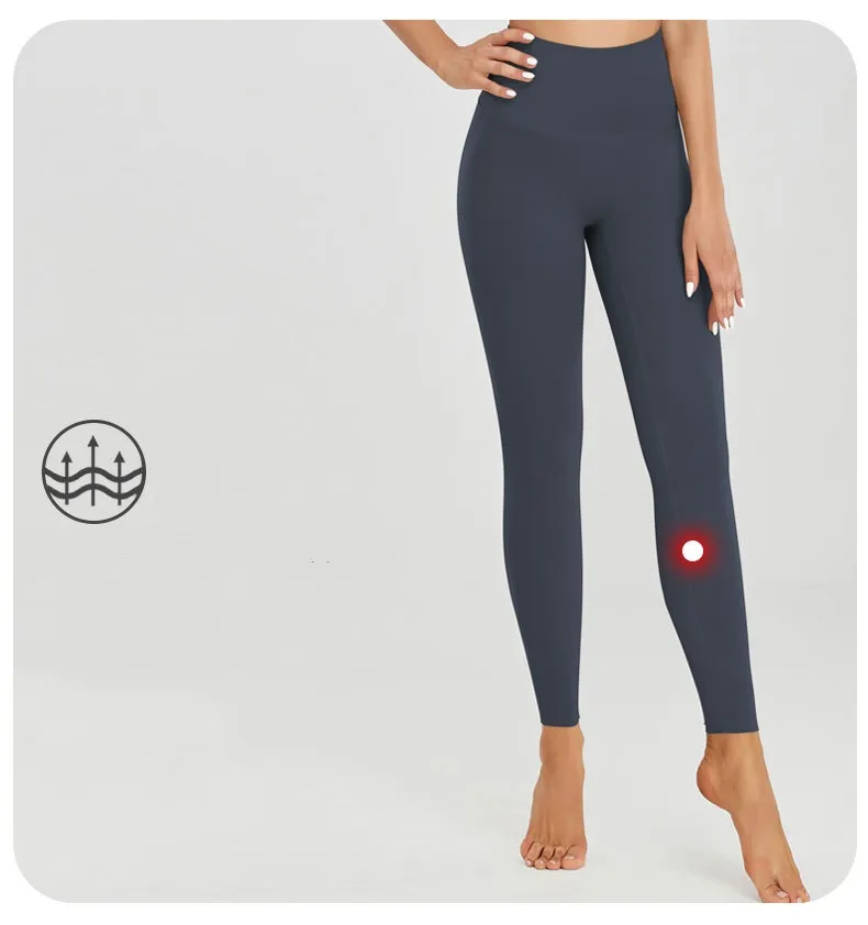 Plus-size tummy-control leggings
