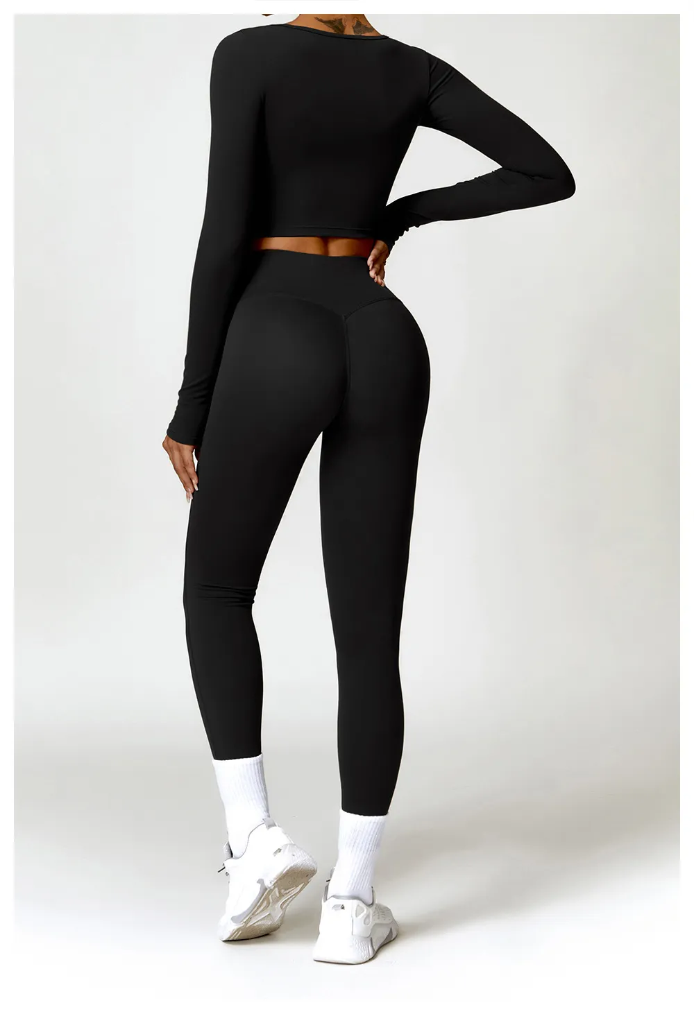 Long-sleeve top and leggings set