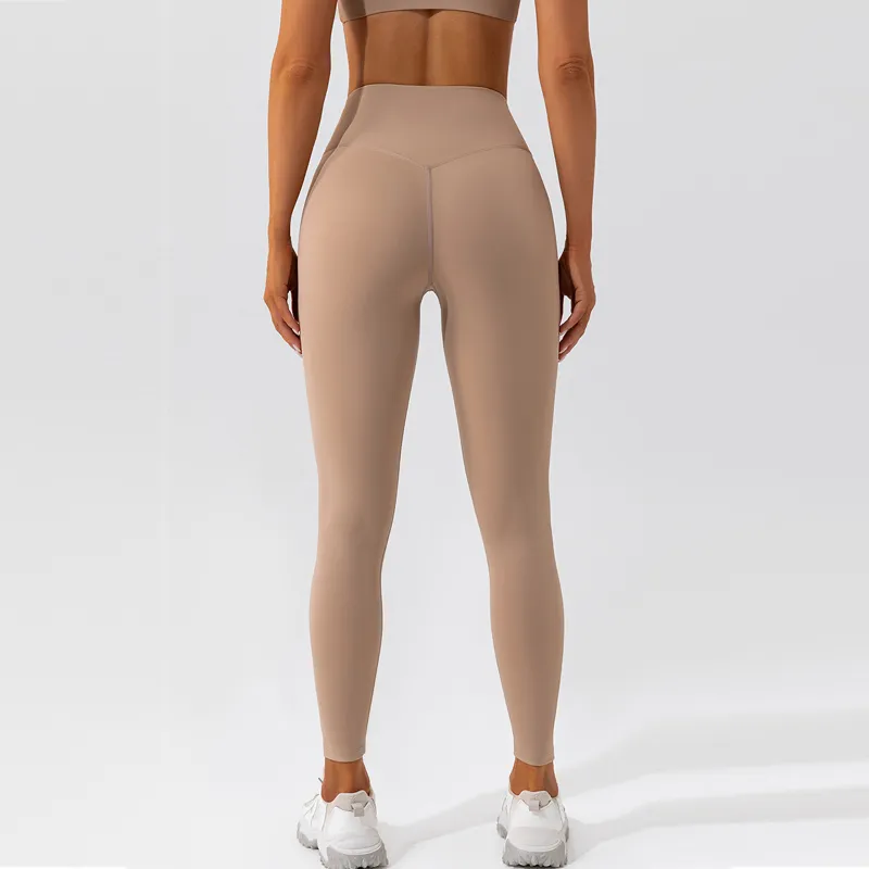 Panelled high-waist leggings