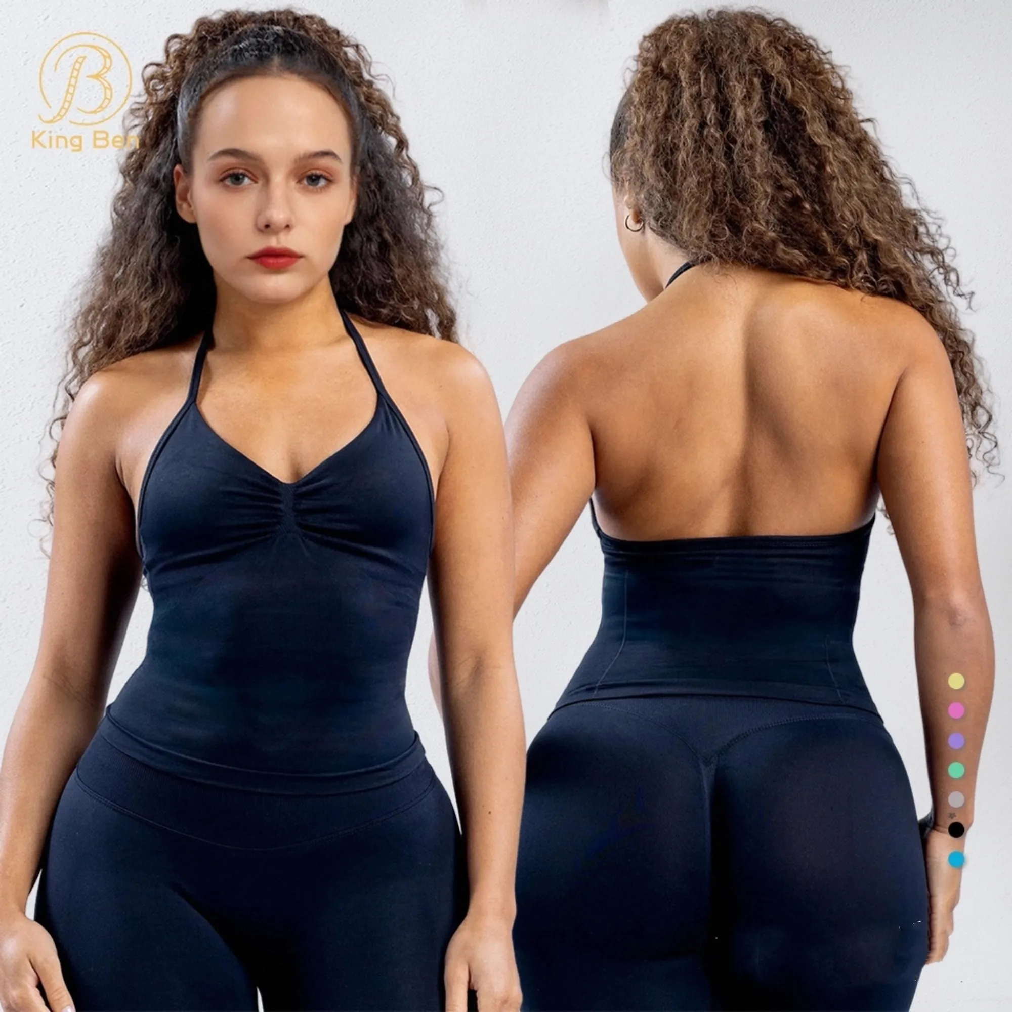 Halter sports bra top