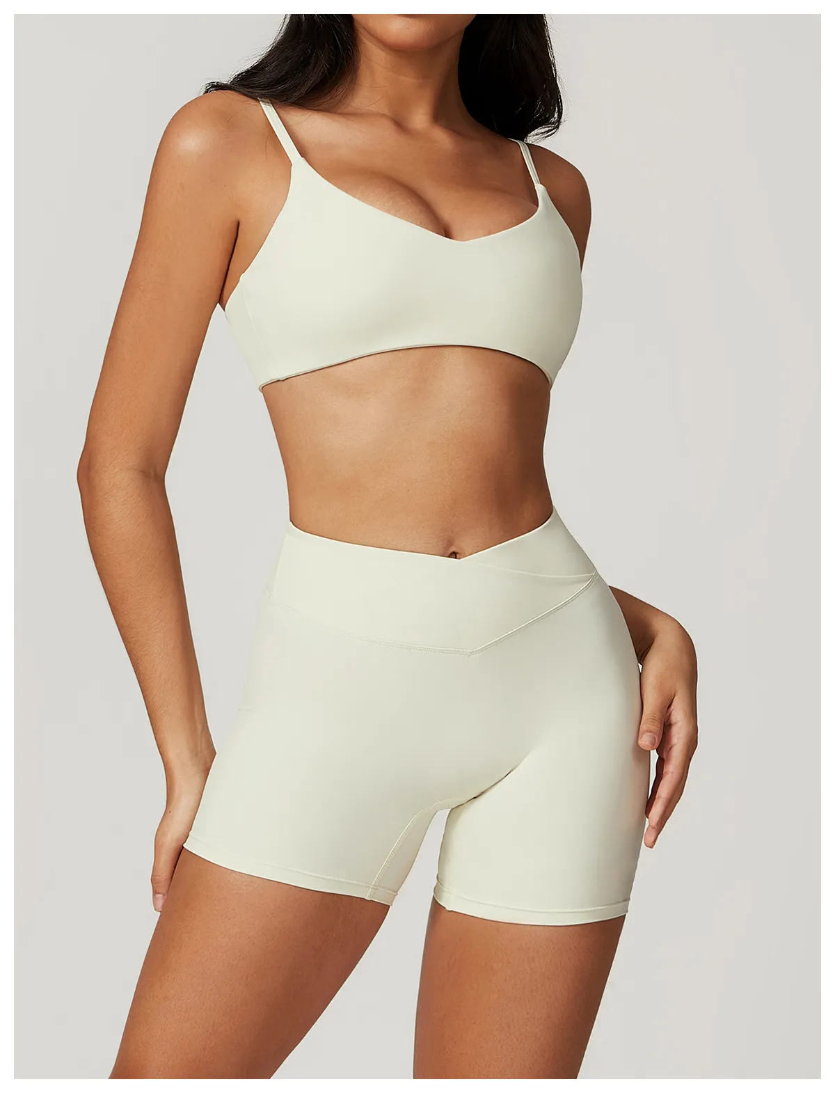 Recycled quick-dry open-back sports bra from Kingben Sports