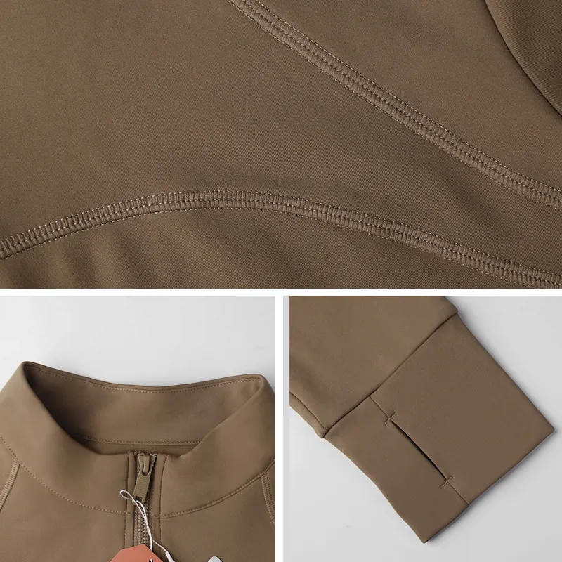 Zip-up fitness jacket