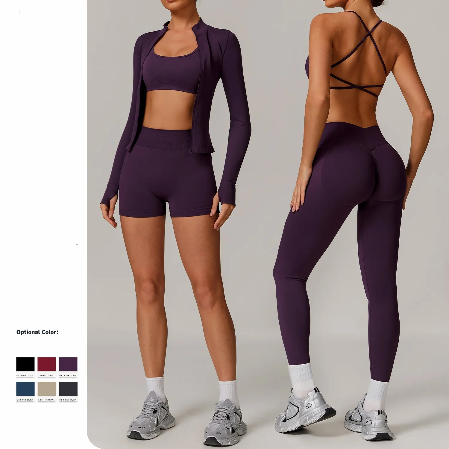 Seamless yoga set