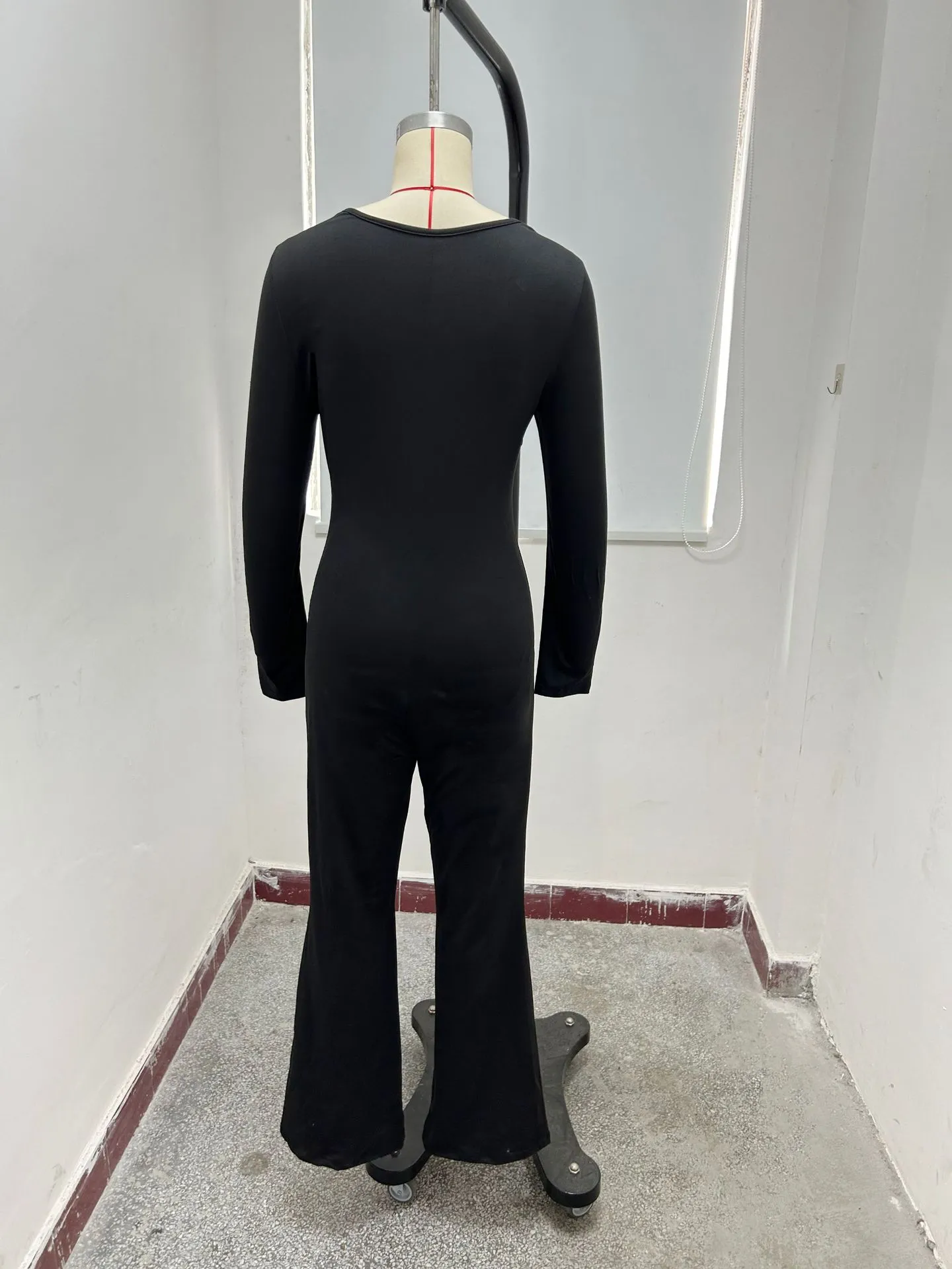 Full-length long-sleeve bodysuit