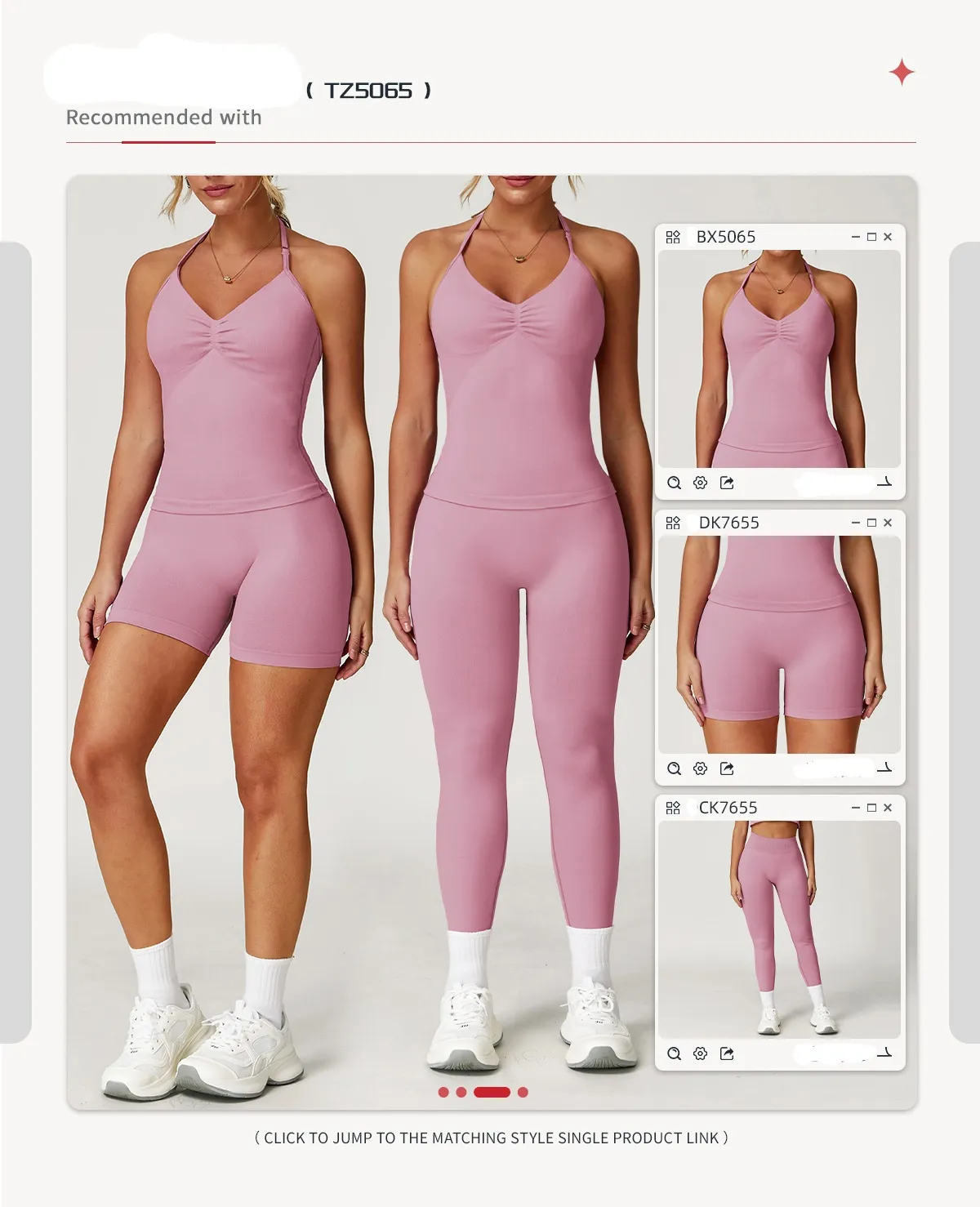 Seamless yoga set from Kingben Sports