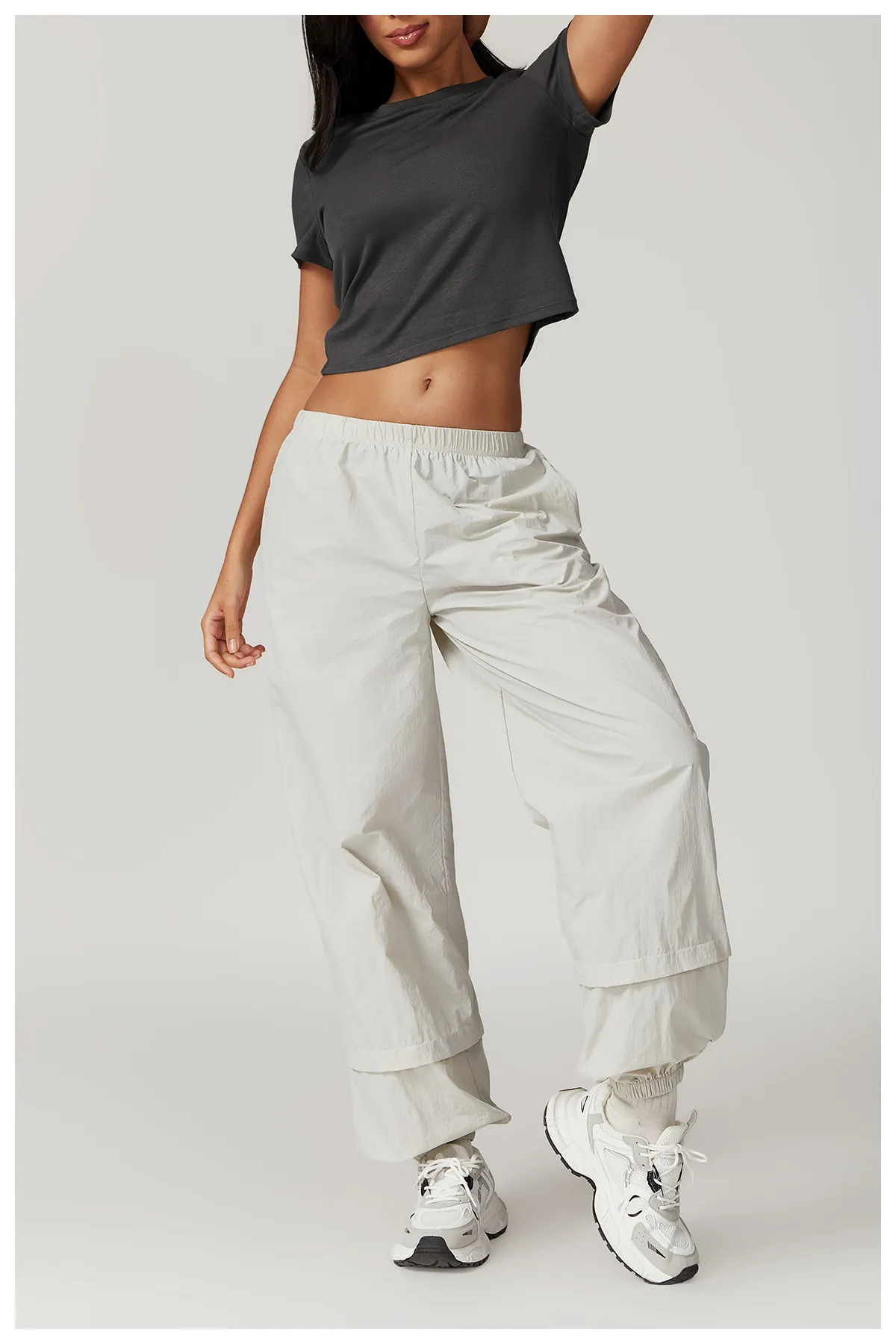 Recycled quick-dry short-sleeve top